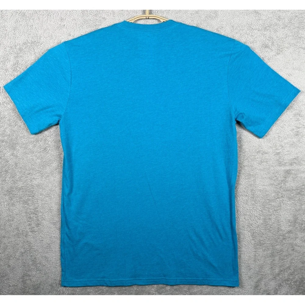 The North Face Mens Blue Halfdome Standard Fit Crew Short Sleeve Tee NF0A3VHKE7J